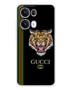 Чехол для OPPO Reno13 Pro с картинкой «Тигр Gucci»
