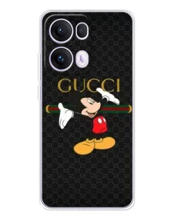 Чехол для OPPO Reno13 Pro с картинкой «Микки Маус Gucci»