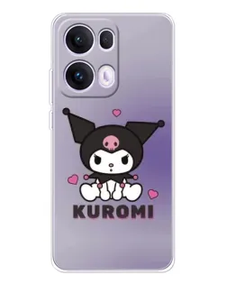 Чехол для OPPO Reno13 Pro с картинкой «Kuromi — фиолетовый арт» Чехол для OPPO Reno13 Pro с картинкой «Kuromi — фиолетовый арт»