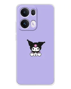 Чехол для OPPO Reno13 Pro с картинкой «Kuromi — фиолетовый минимализм» Чехол для OPPO Reno13 Pro с картинкой «Kuromi — фиолетовый минимализм»