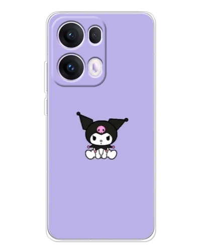 Чехол для OPPO Reno13 Pro с картинкой «Kuromi — фиолетовый минимализм» Чехол для OPPO Reno13 Pro с картинкой «Kuromi — фиолетовый минимализм»