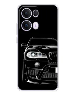 Чехол для OPPO Reno13 Pro с картинкой «Темный силуэт BMW» Чехол для OPPO Reno13 Pro с картинкой «Темный силуэт BMW»