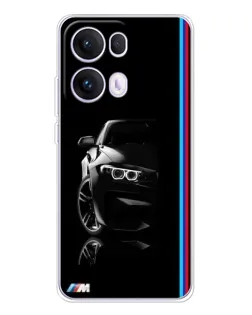 Чехол для OPPO Reno13 Pro с картинкой «Силуэт BMW в темноте» Чехол для OPPO Reno13 Pro с картинкой «Силуэт BMW в темноте»