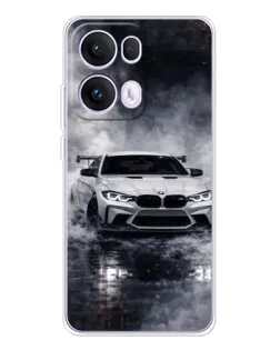 Чехол для OPPO Reno13 Pro с картинкой «BMW сквозь туман» Чехол для OPPO Reno13 Pro с картинкой «BMW сквозь туман»