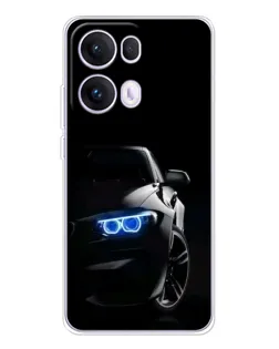 Чехол для OPPO Reno13 Pro с картинкой «BMW — ночной взгляд» Чехол для OPPO Reno13 Pro с картинкой «BMW — ночной взгляд»