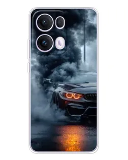 Чехол для OPPO Reno13 Pro с картинкой «BMW M-Power — абстракция» Чехол для OPPO Reno13 Pro с картинкой «BMW M-Power — абстракция»