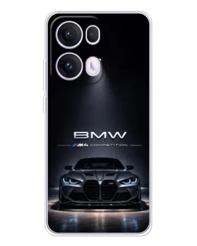 Чехол для OPPO Reno13 Pro с картинкой «BMW сквозь ночной город» Чехол для OPPO Reno13 Pro с картинкой «BMW сквозь ночной город»