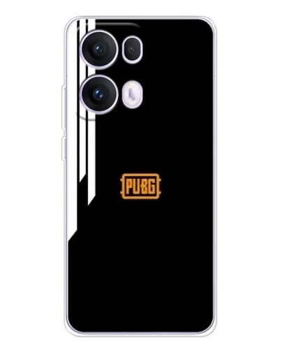 Чехол для OPPO Reno13 Pro с картинкой «PUBG — вертикальные линии» Чехол для OPPO Reno13 Pro с картинкой «PUBG — вертикальные линии»