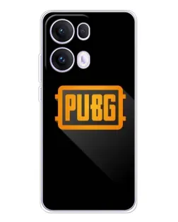 Чехол для OPPO Reno13 Pro с картинкой «PUBG — рамка лого»