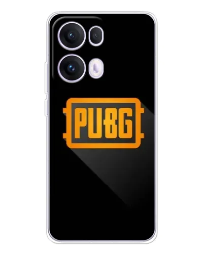 Чехол для OPPO Reno13 Pro с картинкой «PUBG — рамка лого» Чехол для OPPO Reno13 Pro с картинкой «PUBG — рамка лого»