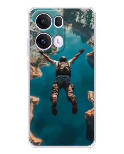 Чехол для OPPO Reno13 Pro с картинкой «PUBG — свободное падение» Чехол для OPPO Reno13 Pro с картинкой «PUBG — свободное падение»