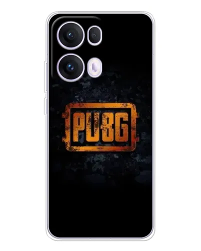 Чехол для OPPO Reno13 Pro с картинкой «PUBG — золотой логотип» Чехол для OPPO Reno13 Pro с картинкой «PUBG — золотой логотип»