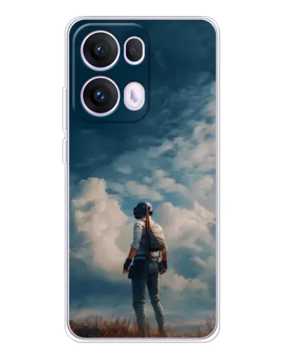 Чехол для OPPO Reno13 Pro с картинкой «Герой PUBG на скале» Чехол для OPPO Reno13 Pro с картинкой «Герой PUBG на скале»