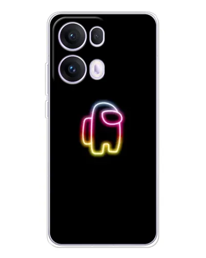 Чехол для OPPO Reno13 Pro с картинкой «Among Us градиент» Чехол для OPPO Reno13 Pro с картинкой «Among Us градиент»