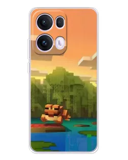 Чохол для OPPO Reno13 Pro з картинкою «Майнкрафт захід сонця» Чохол для OPPO Reno13 Pro з картинкою «Майнкрафт захід сонця»