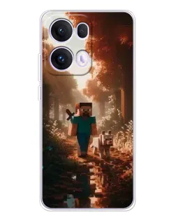 Чохол для OPPO Reno13 Pro з картинкою «Стів у лісі» Чохол для OPPO Reno13 Pro з картинкою «Стів у лісі»