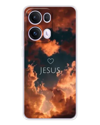 Чехол для OPPO Reno13 Pro с картинкой «Сияние Имени Jesus»