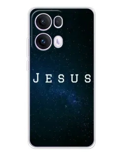 Чехол для OPPO Reno13 Pro с картинкой «Звездное небо Jesus»