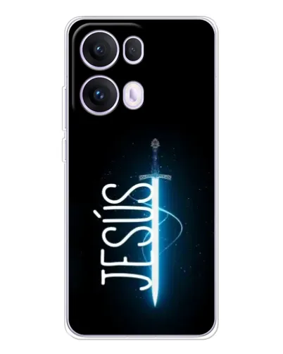 Чехол для OPPO Reno13 Pro с картинкой «Меч Духа Jesus»