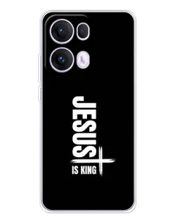 Чехол для OPPO Reno13 Pro с картинкой «Вертикаль веры Jesus»