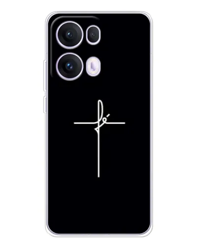 Чехол для OPPO Reno13 Pro с картинкой «Тонкий крест» Чехол для OPPO Reno13 Pro с картинкой «Тонкий крест»