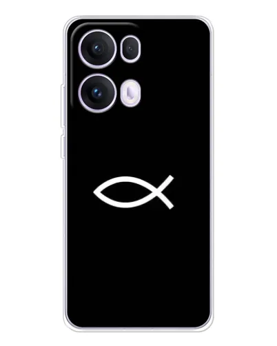 Чехол для OPPO Reno13 Pro с картинкой «Символ рыбы Jesus» Чехол для OPPO Reno13 Pro с картинкой «Символ рыбы Jesus»