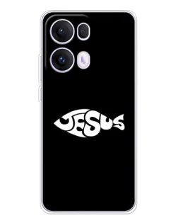 Чехол для OPPO Reno13 Pro с картинкой «Рыба Jesus» Чехол для OPPO Reno13 Pro с картинкой «Рыба Jesus»