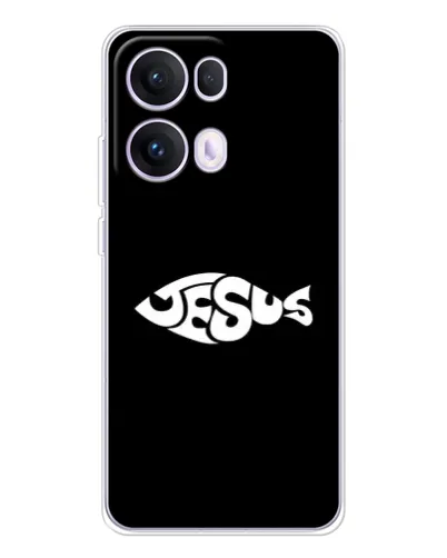 Чехол для OPPO Reno13 Pro с картинкой «Рыба Jesus» Чехол для OPPO Reno13 Pro с картинкой «Рыба Jesus»