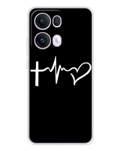 Чехол для OPPO Reno13 Pro с картинкой «Пульс веры» Чехол для OPPO Reno13 Pro с картинкой «Пульс веры»