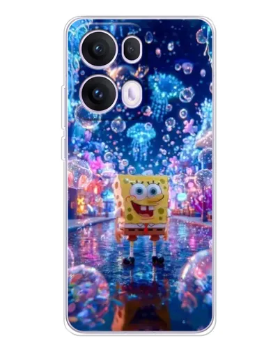 Чехол для OPPO Reno13 Pro с картинкой «Неоновый океан» Чехол для OPPO Reno13 Pro с картинкой «Неоновый океан»