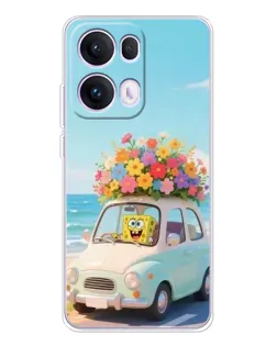 Чехол для OPPO Reno13 Pro с картинкой «Автомобильное путешествие»