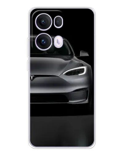 Чехол для OPPO Reno13 Pro с картинкой «Tesla Model S Look» Чехол для OPPO Reno13 Pro с картинкой «Tesla Model S Look»