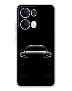 Чохол для OPPO Reno13 Pro з картинкою «Силует Tesla Night» Чохол для OPPO Reno13 Pro з картинкою «Силует Tesla Night»