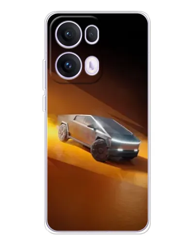 Чехол для OPPO Reno13 Pro с картинкой «Cybertruck в пустыне» Чехол для OPPO Reno13 Pro с картинкой «Cybertruck в пустыне»