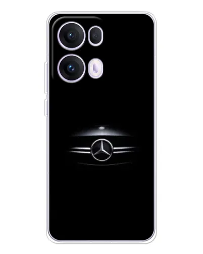 Чехол для OPPO Reno13 Pro с картинкой «Mercedes — абстрактные линии»