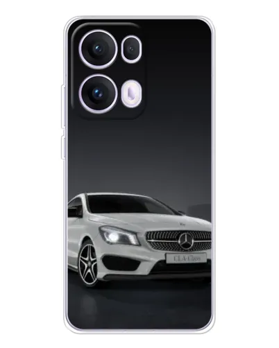 Чехол для OPPO Reno13 Pro с картинкой «Mercedes AMG GT Silver»