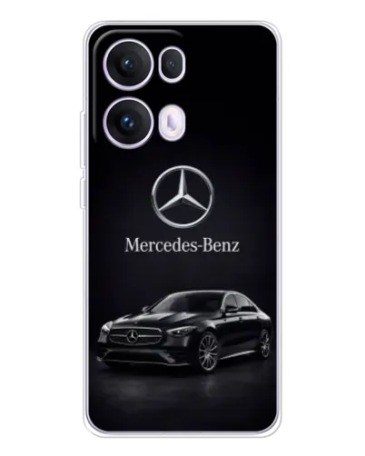 Чехол для OPPO Reno13 Pro с картинкой «Mercedes — решетка радиатора»
