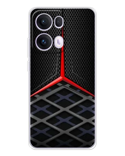 Чехол для OPPO Reno13 Pro с картинкой «Mercedes Carbon Grid»