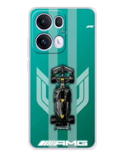 Чехол для OPPO Reno13 Pro с картинкой «Mercedes AMG Petronas»