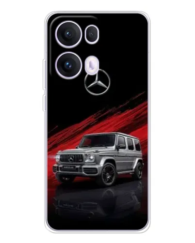 Чехол для OPPO Reno13 Pro с картинкой «Mercedes G-Class красный»