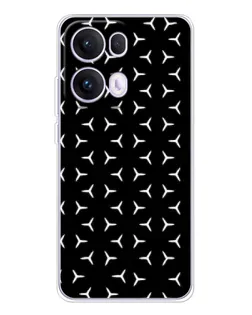 Чехол для OPPO Reno13 Pro с картинкой «Mercedes паттерн звезд» Чехол для OPPO Reno13 Pro с картинкой «Mercedes паттерн звезд»