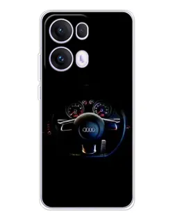 Чохол для OPPO Reno13 Pro з картинкою «Салон Audi — кермо» Чохол для OPPO Reno13 Pro з картинкою «Салон Audi — кермо»
