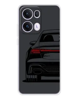 Чехол для OPPO Reno13 Pro с картинкой «Задняя часть Audi — арт»