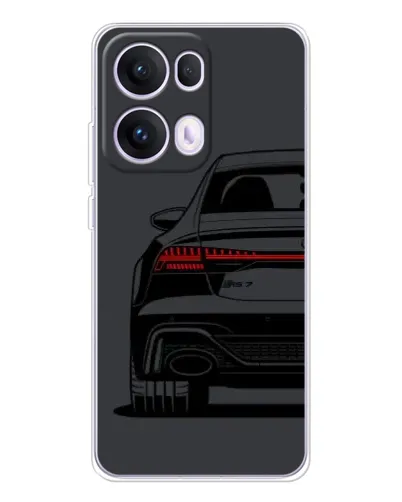Чехол для OPPO Reno13 Pro с картинкой «Задняя часть Audi — арт»