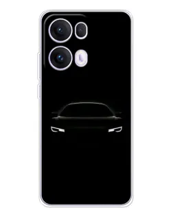 Чехол для OPPO Reno13 Pro с картинкой «Взгляд Audi в темноте»