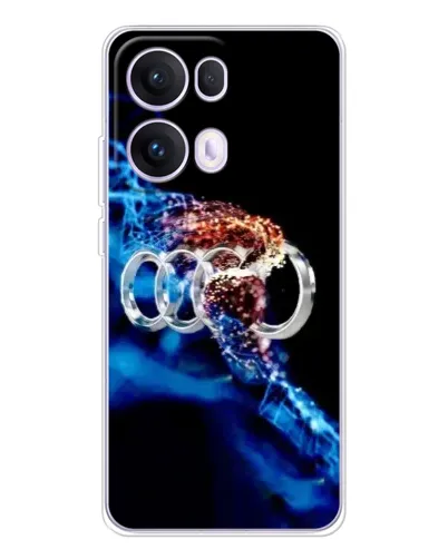 Чехол для OPPO Reno13 Pro с картинкой «Энергия лого Audi»