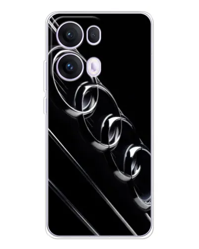 Чехол для OPPO Reno13 Pro с картинкой «Audi — абстрактные кольца»