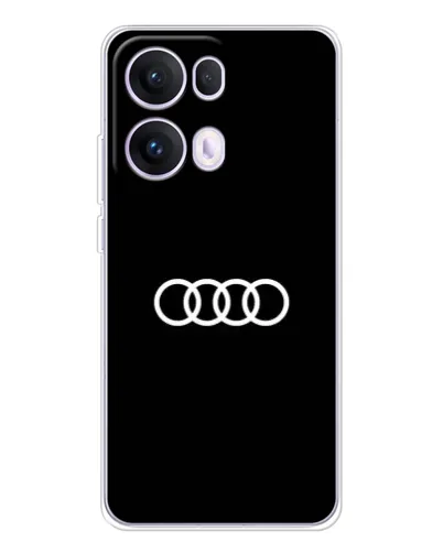 Чехол для OPPO Reno13 Pro с картинкой «Audi White Logo»