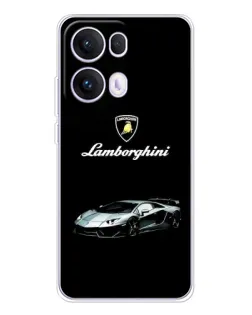 Чехол для OPPO Reno13 Pro с картинкой «Логотип Lamborghini классика»