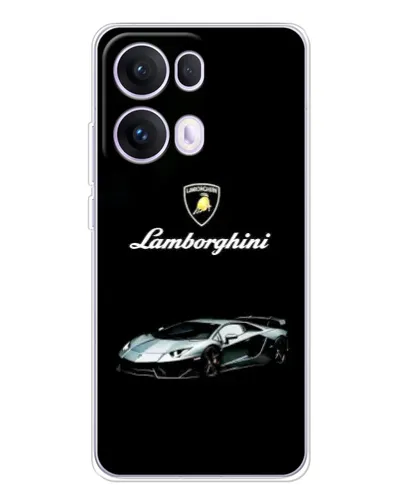 Чехол для OPPO Reno13 Pro с картинкой «Логотип Lamborghini классика»